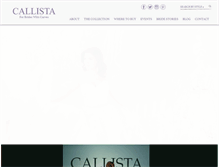 Tablet Screenshot of callistabride.com